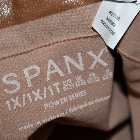 SPANX Higher Power Panties in Cafe Size: 1X #2746 NW OUT T Details: Shell: - Picture 3 of 3